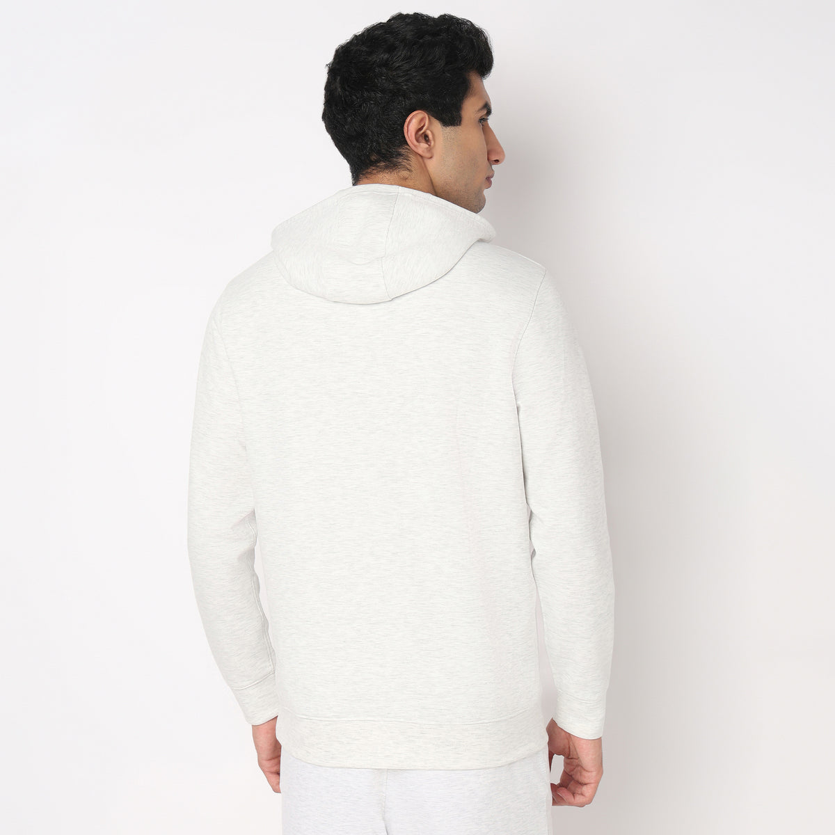 Regular Fit Solid Sweatshirt