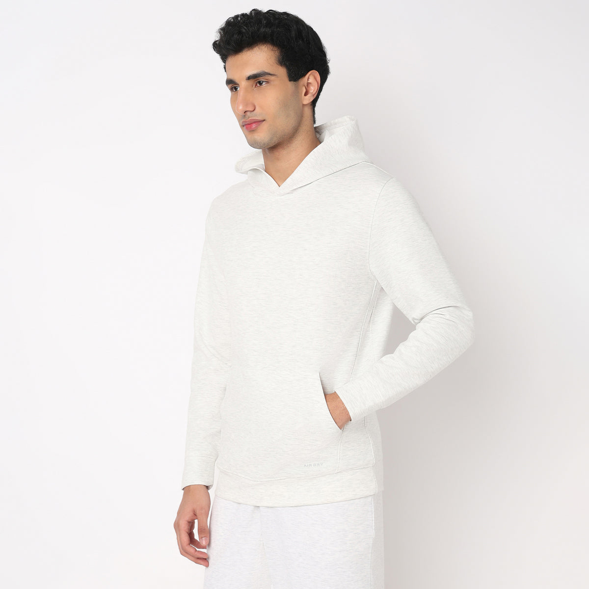 Regular Fit Solid Sweatshirt