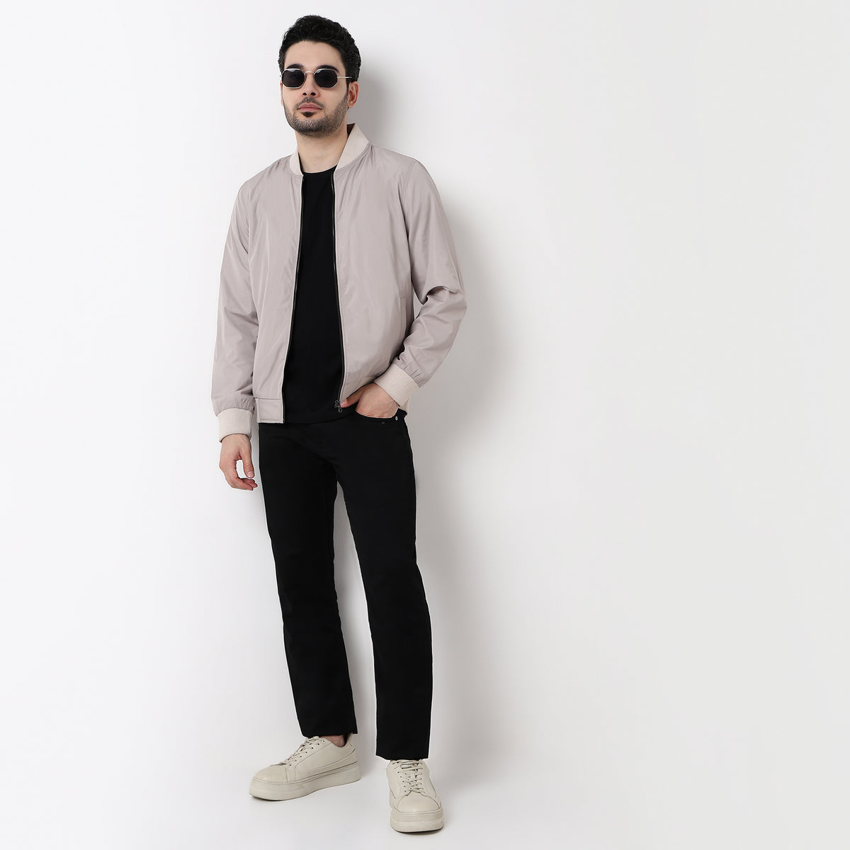 Henley Neck Jacket