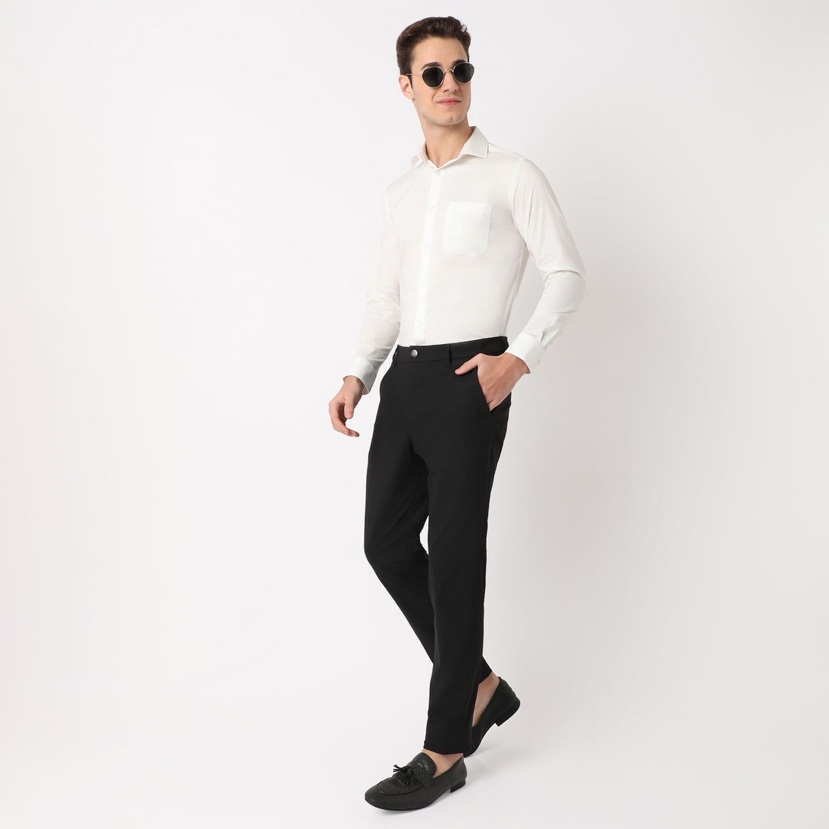 Regular Fit Solid Cooltek Shirt