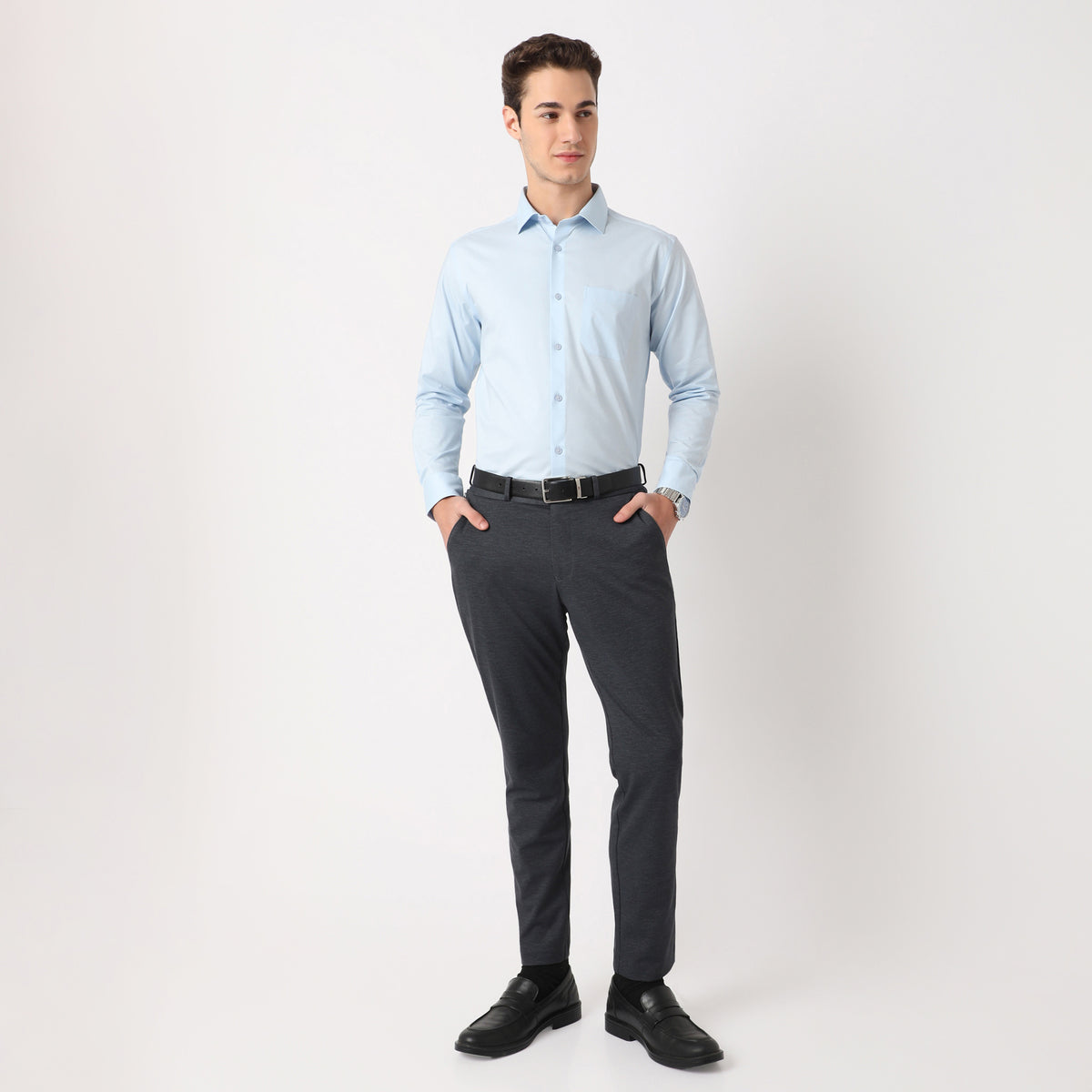 Regular Fit Solid Cooltek Shirt