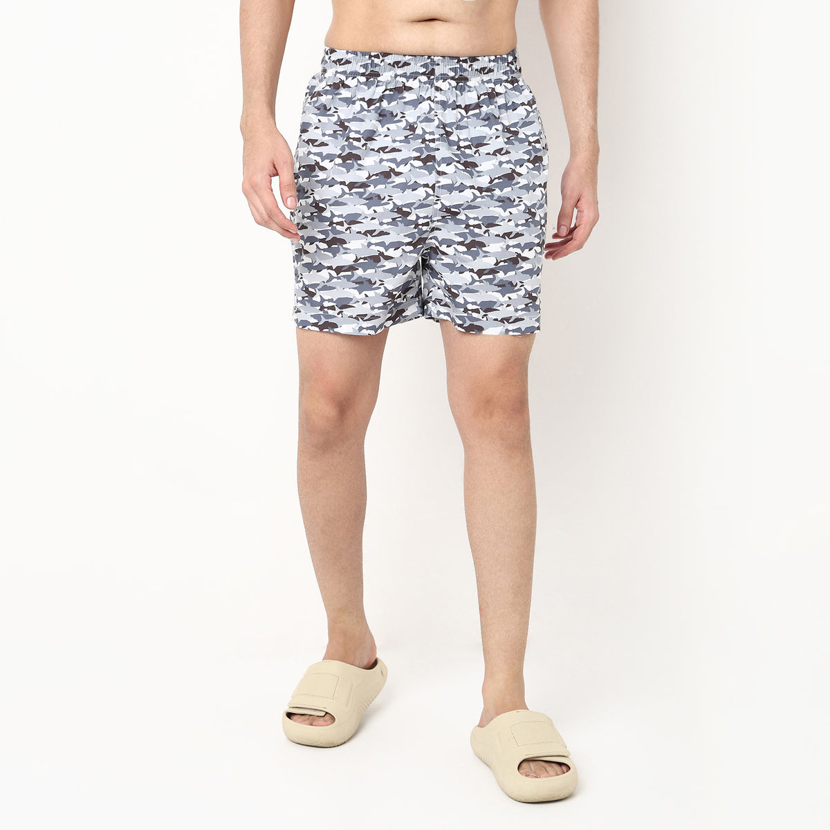 Cotton Printed Shorts
