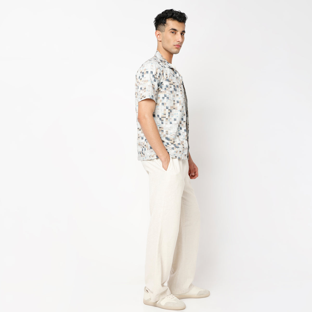Regular Fit Printed Regular Length Shirt