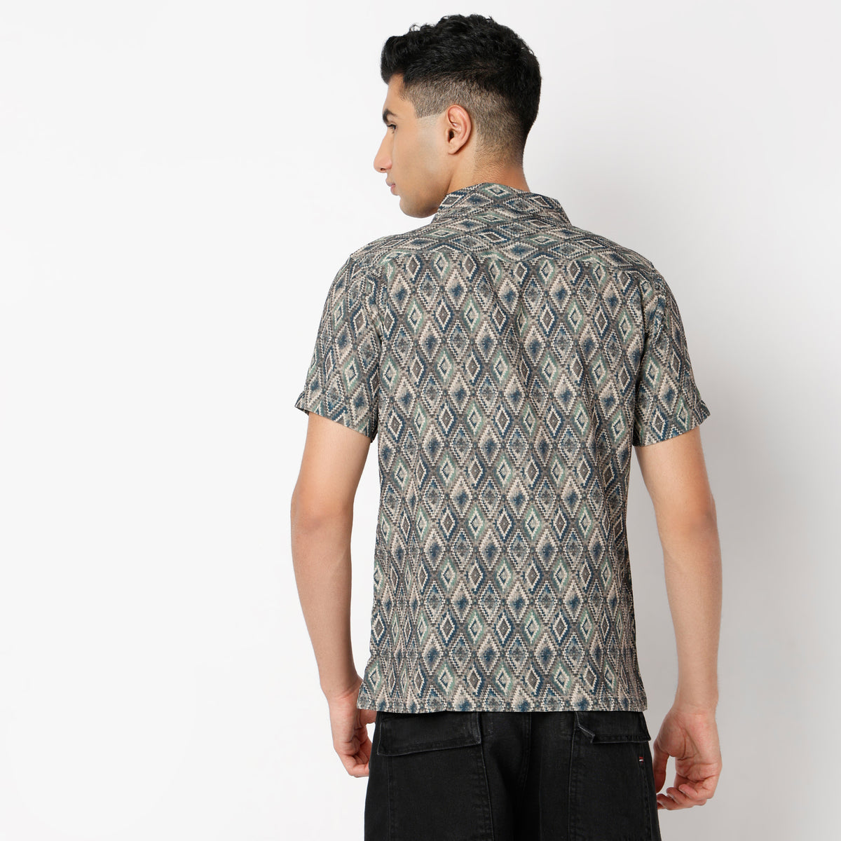 Regular Fit Printed Regular Length Shirt