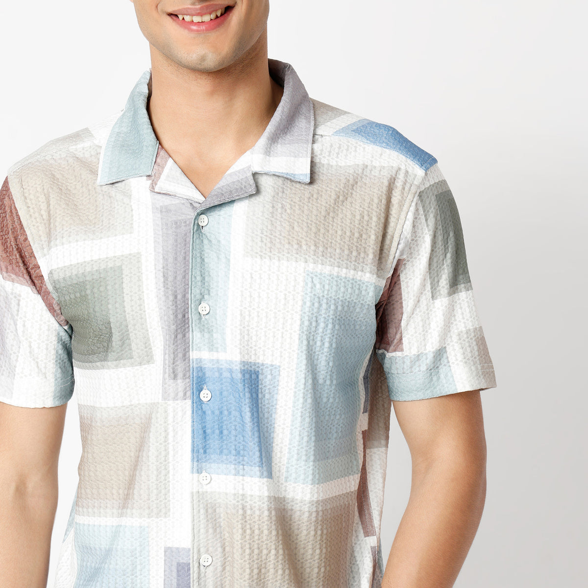 Regular Fit Printed Regular Length Shirt