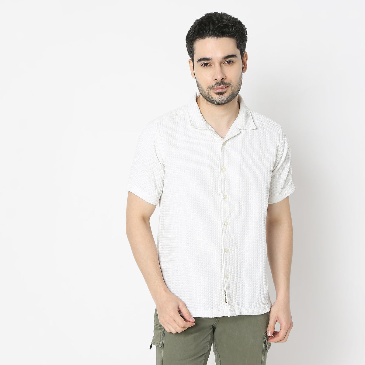 Regular Fit Structured Shirt