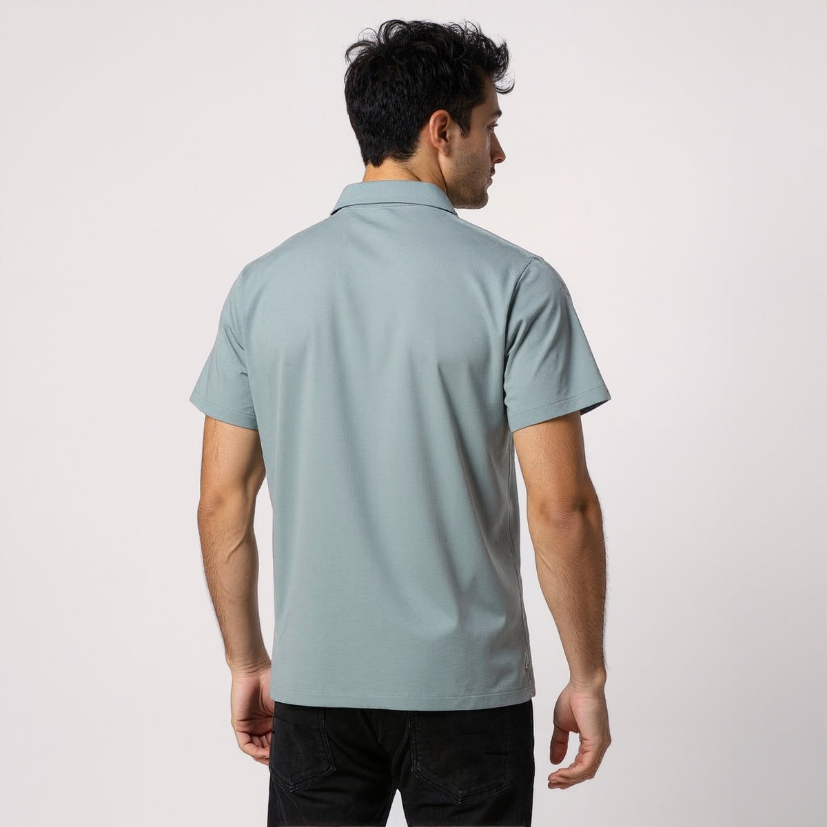 Buy Men Regular Fit Solid Half Sleeve Shirt  - Style Union