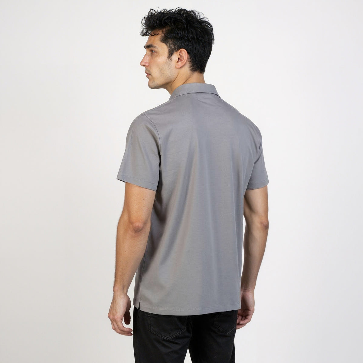 Buy Men Regular Fit Solid Half Sleeve Shirt  - Style Union