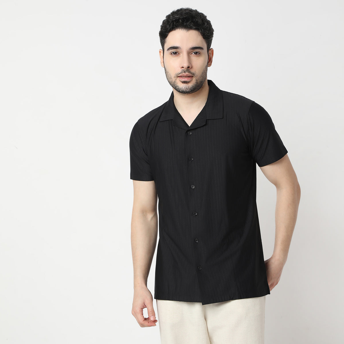 Regular Fit Structured Shirt