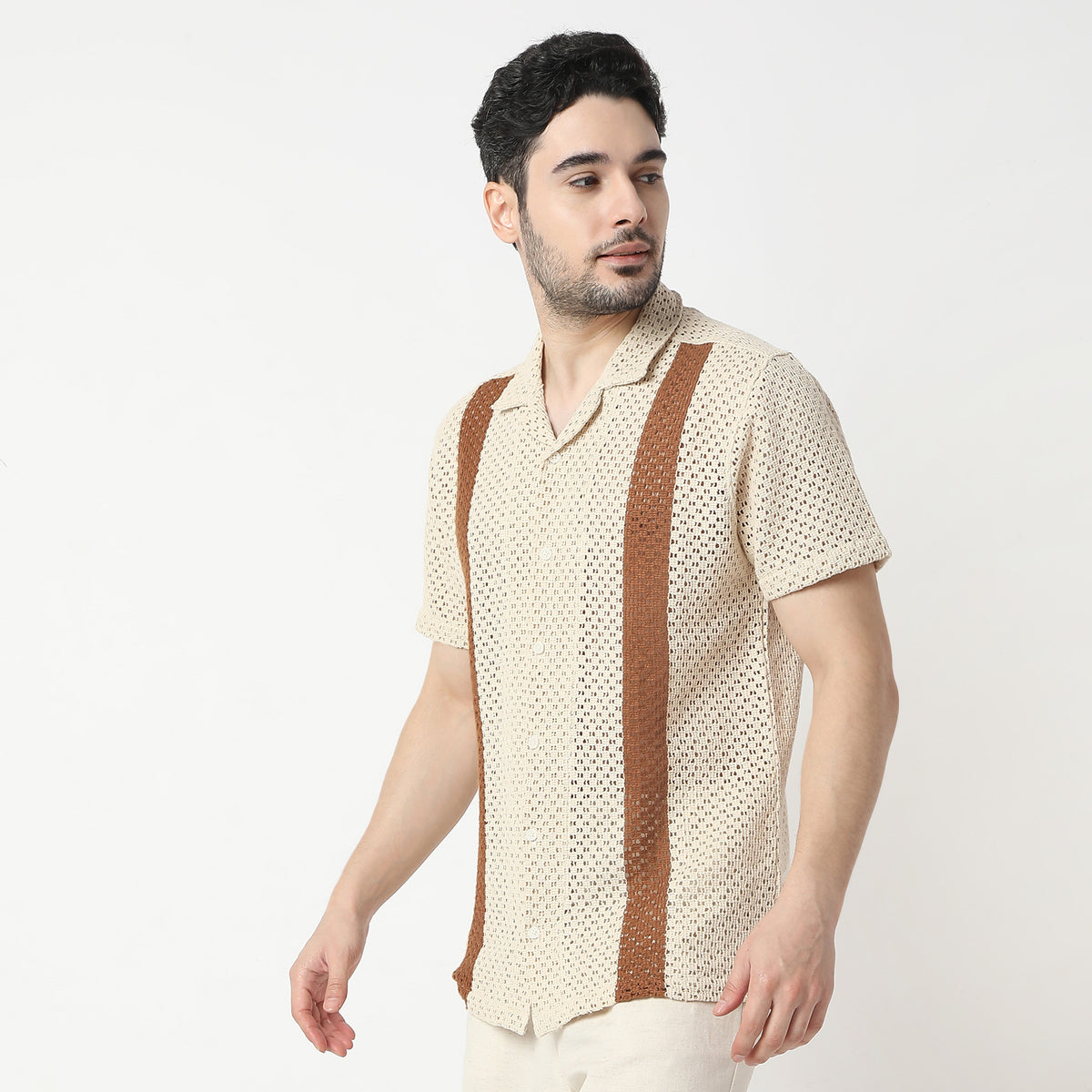 Regular Fit Structured Shirt