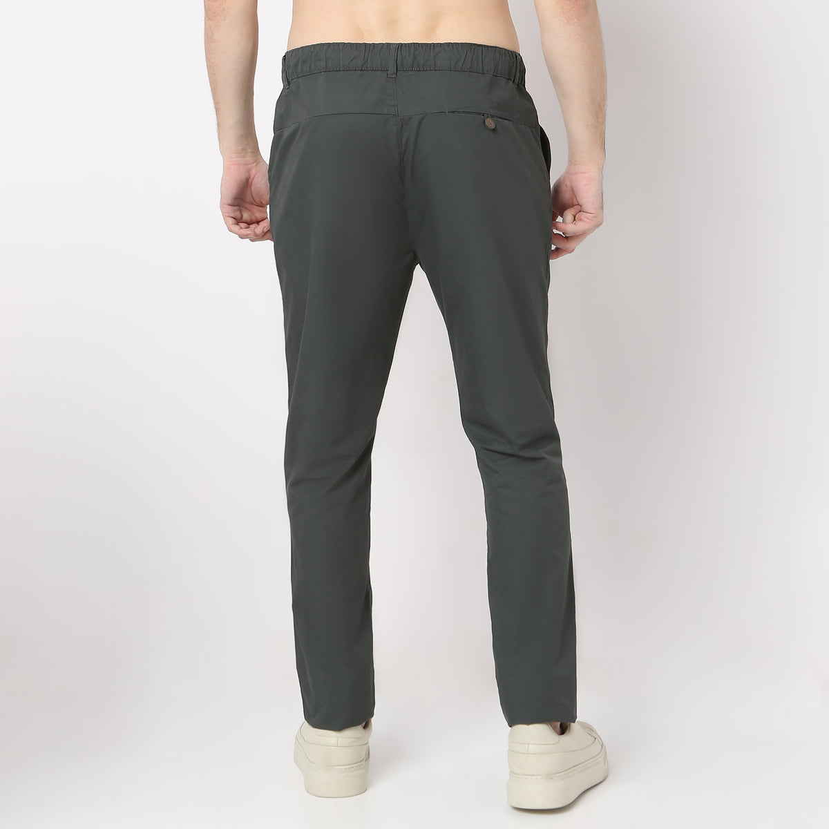 Brunch Pants - Smart Modern Elasticated Waistband Ankle Length Pure Cotton