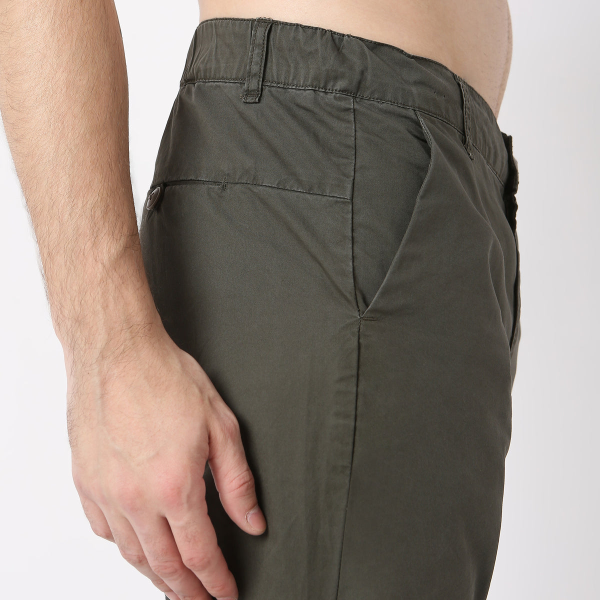 Brunch Pants - Smart Modern Elasticated Waistband Ankle Length Pure Cotton
