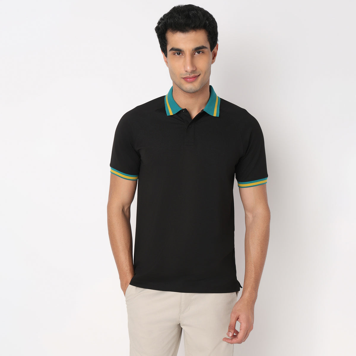 Urban Polo Solid Polo T-Shirt