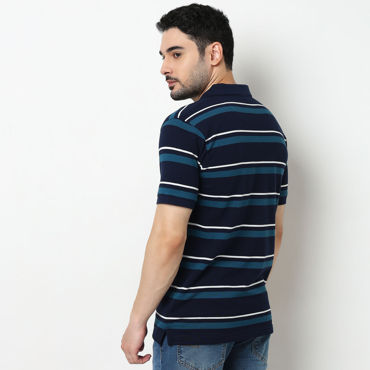 Weekend Striped Polo T-Shirt