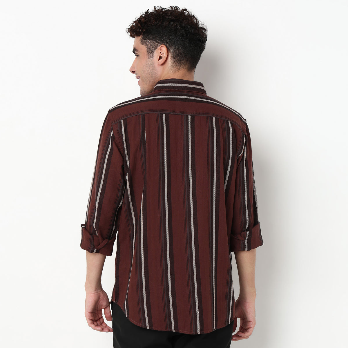 Striped Cotton Fabric Shirt