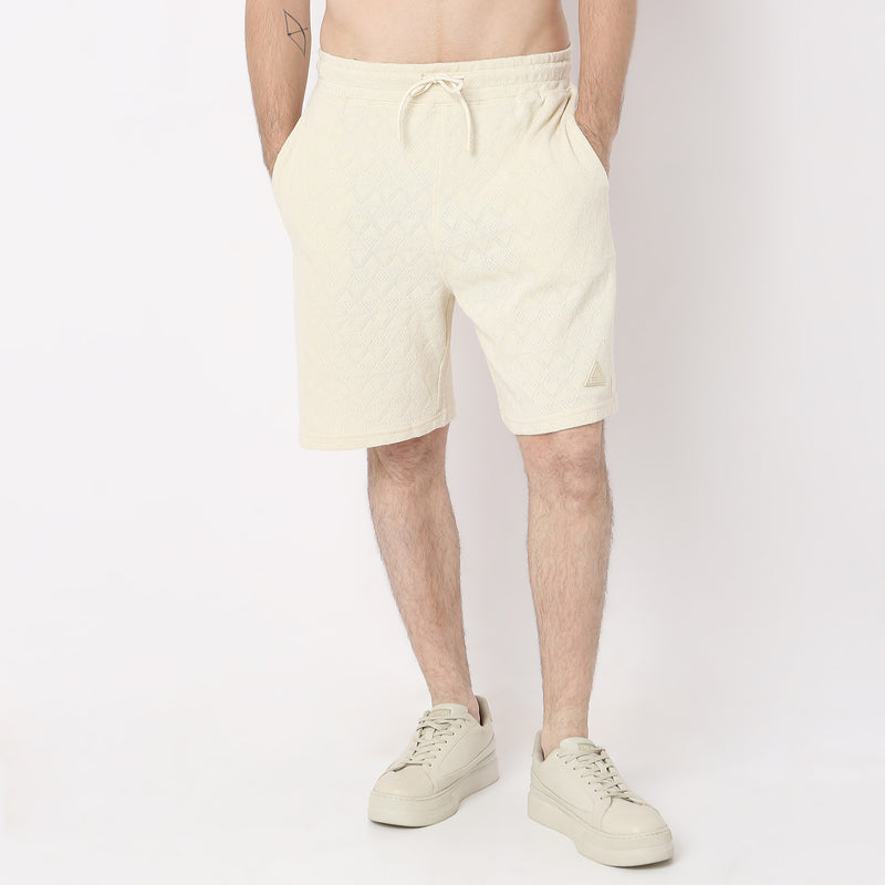 Structured Knee Length Modern Street Shorts