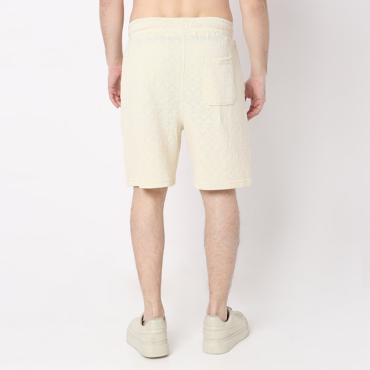 Structured Knee Length Modern Street Shorts