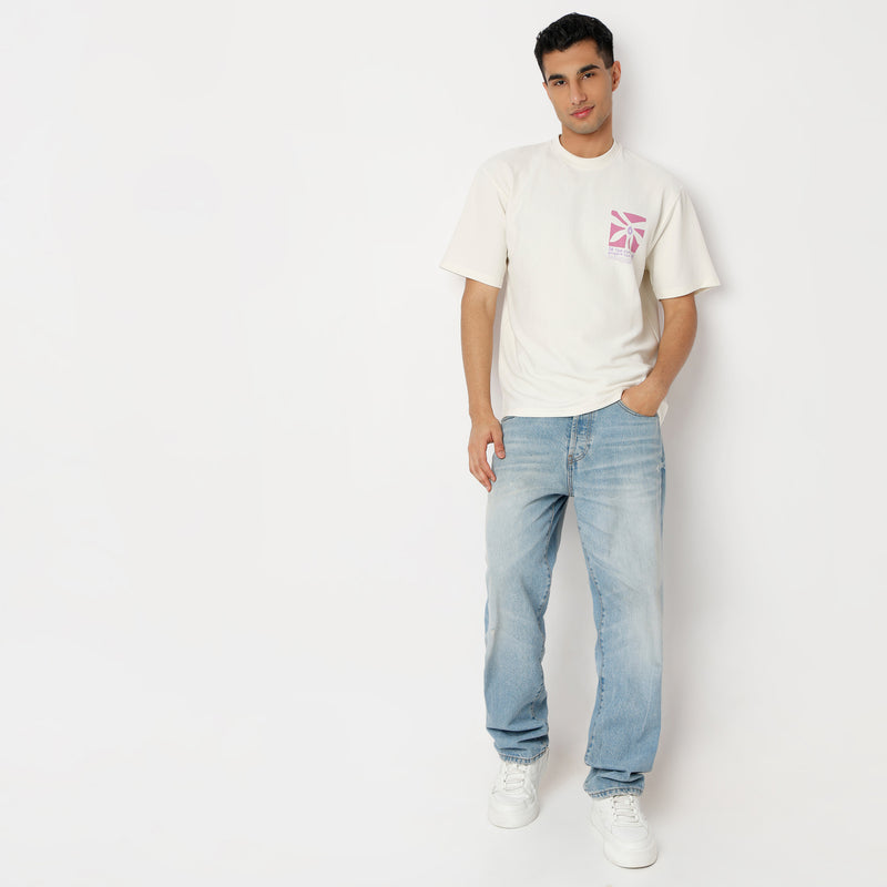 Oversize Graphic Regular Length T-Shirt