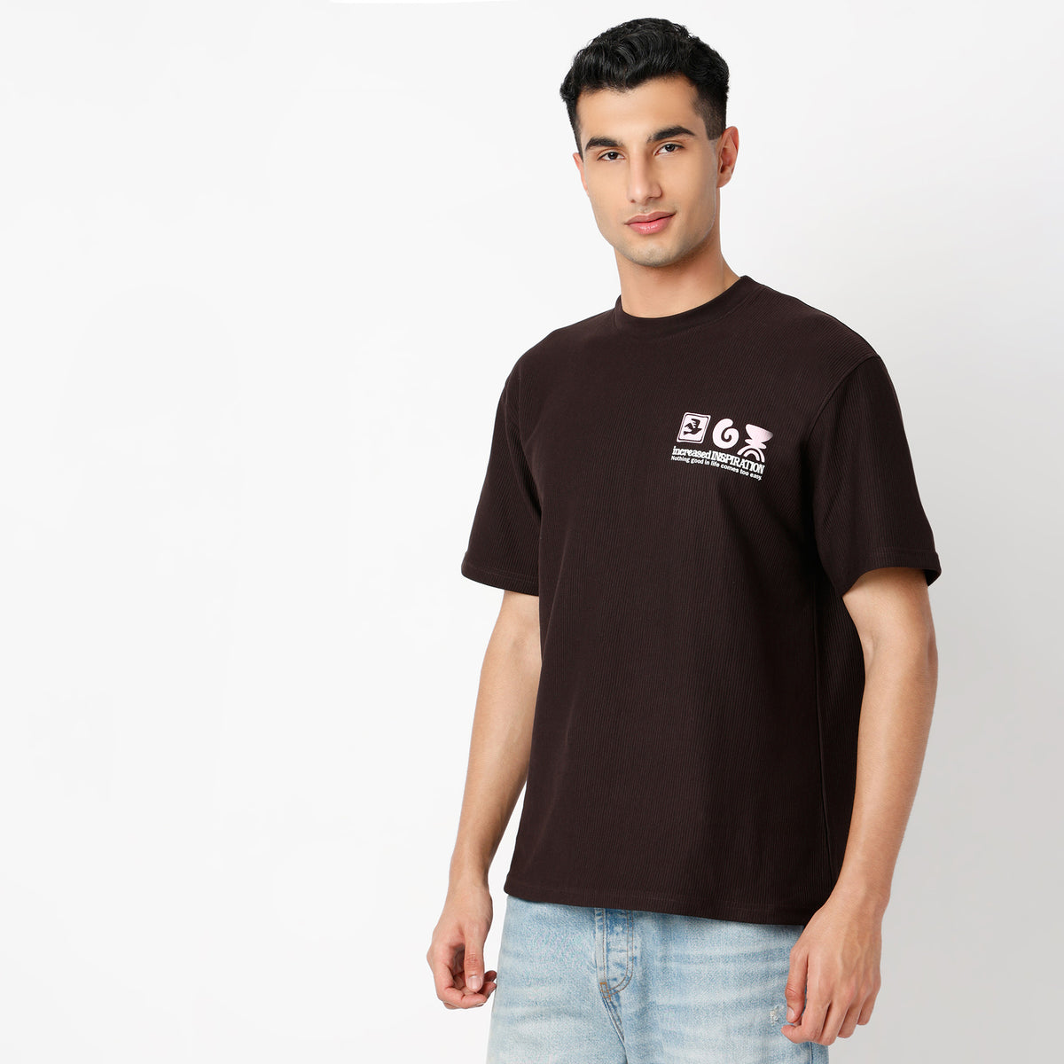 Oversize Graphic Regular Length T-Shirt