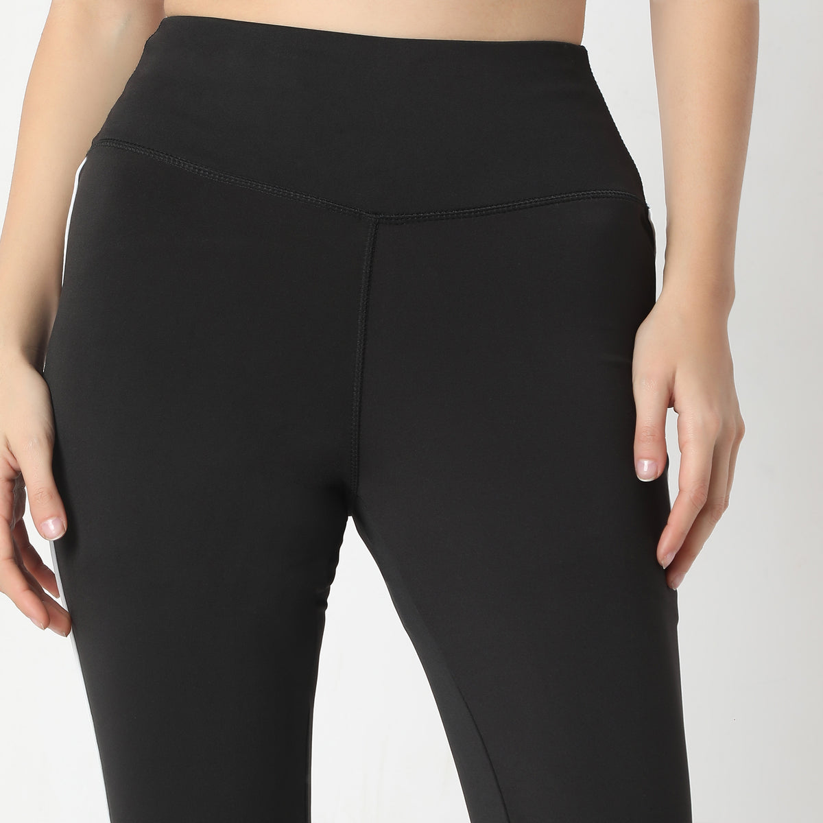 Boot Cut Solid High Rise Leggings