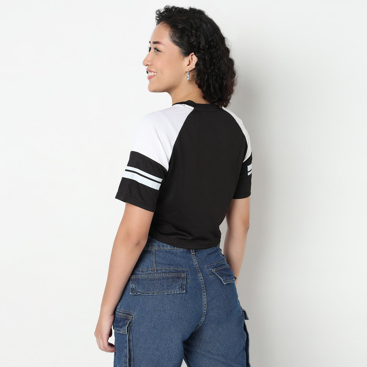 Buy Women Boxy Fit Graphic Short Sleeve T-Shirt  - Style Union