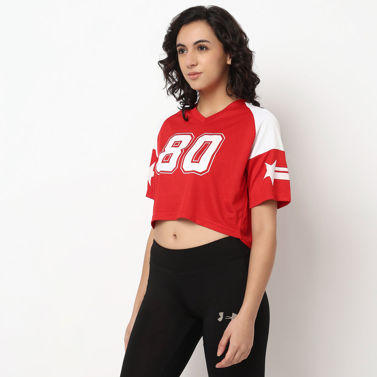 Buy Women Boxy Fit Graphic Short Sleeve T-Shirt  - Style Union