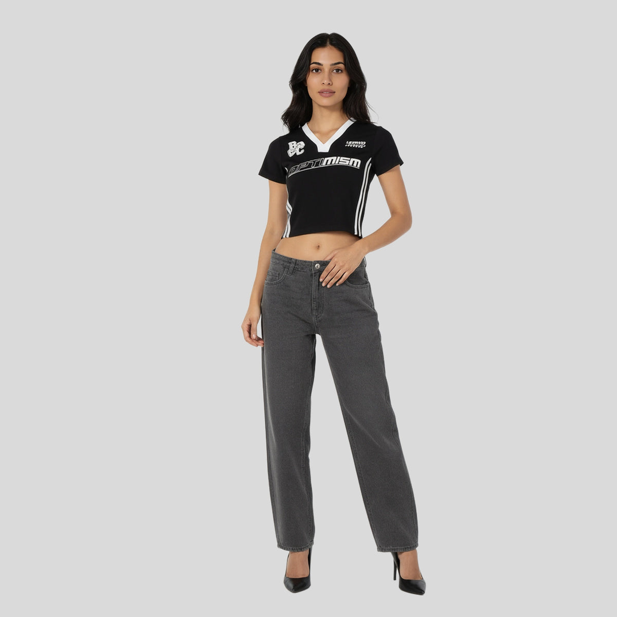 V-Neck Graphic T-Shirt