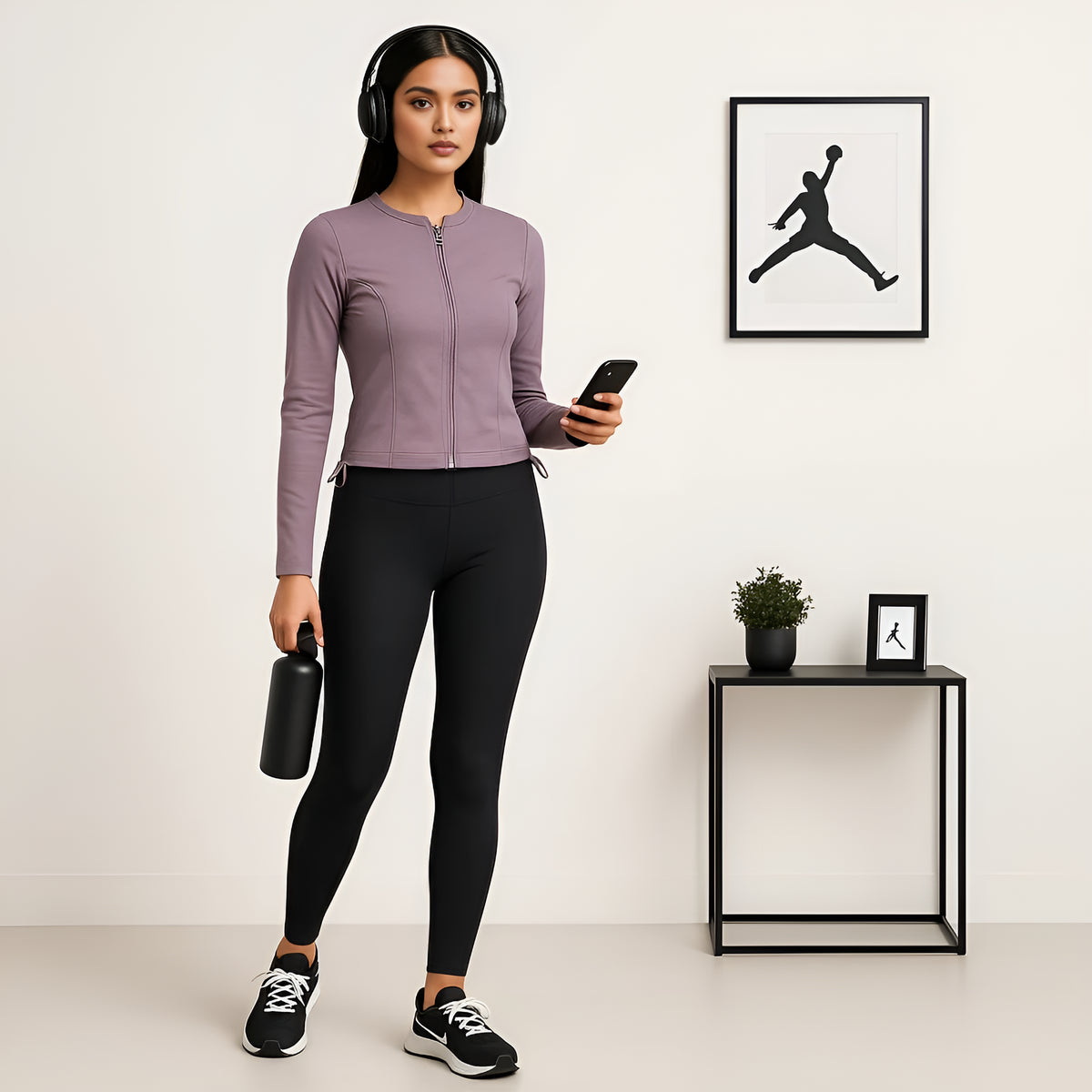 Buy Slim Fit Jacket With Corset Panels and Side Ruching - Style Union