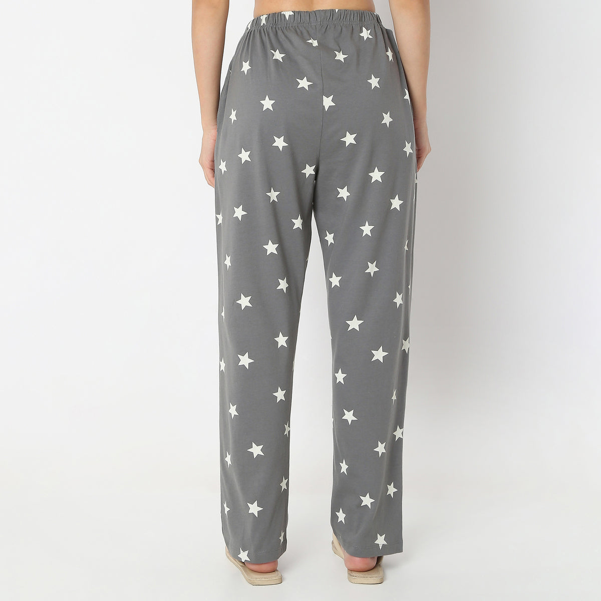 Stars & Moon Printed Mid Rise Core Pyjamas