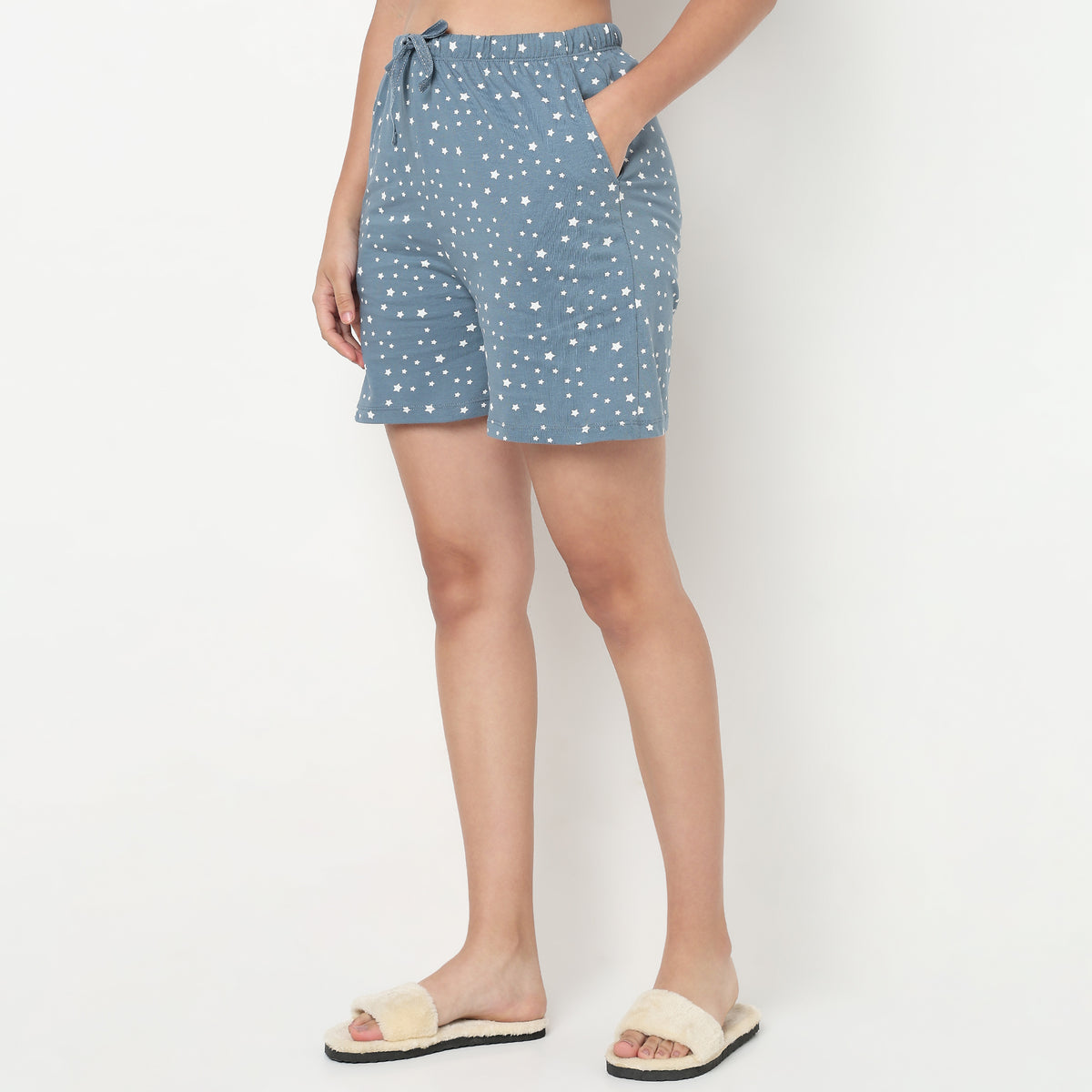 Cotton Fabric Printed Shorts