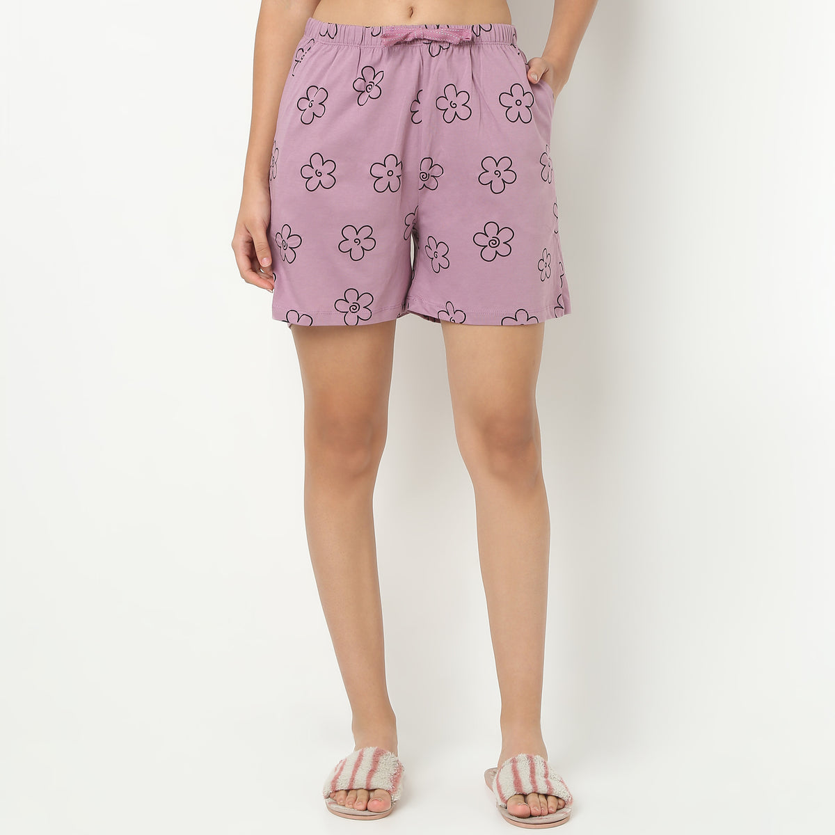 Floral Printed Loungewear Shorts