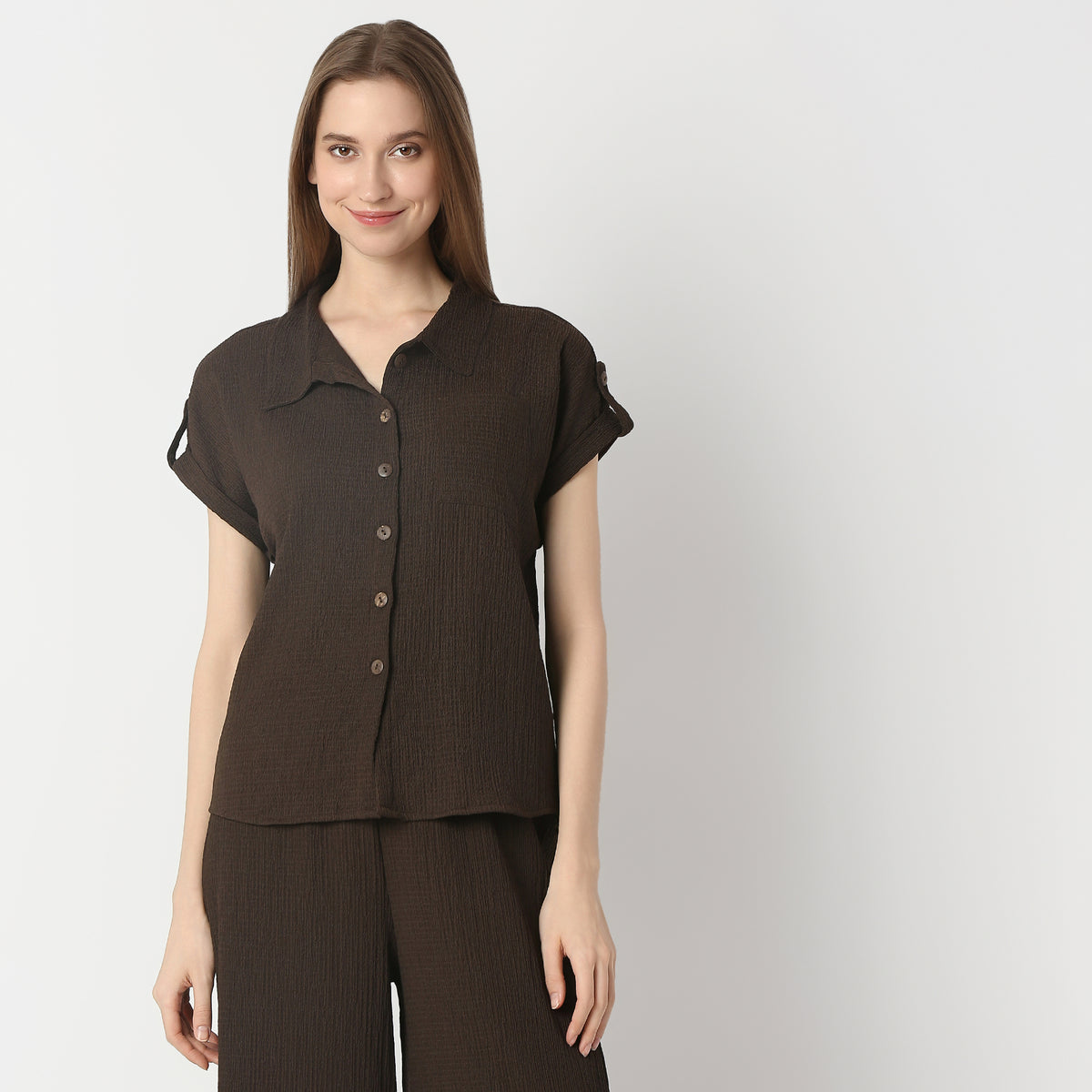 Regular Fit Structured Shirt