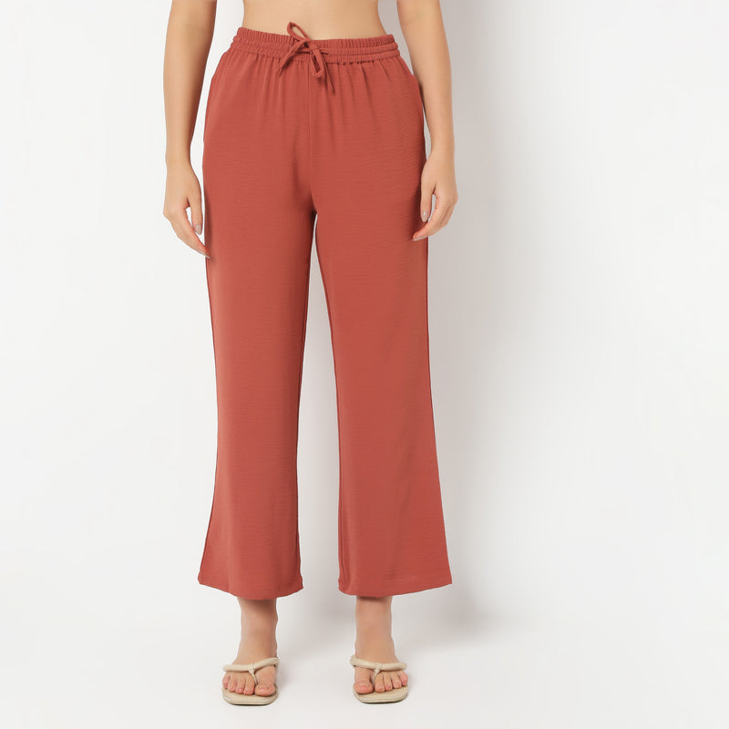 Solid Loungewear Palazzos
