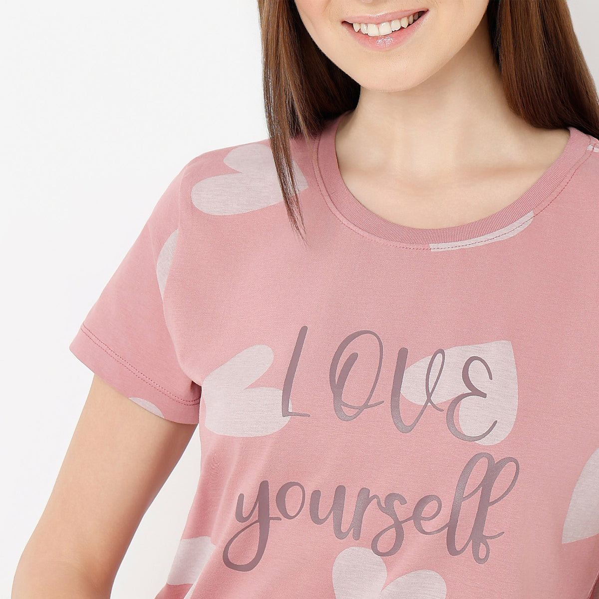 Regular Fit Printed Crew Neck T-Shirt