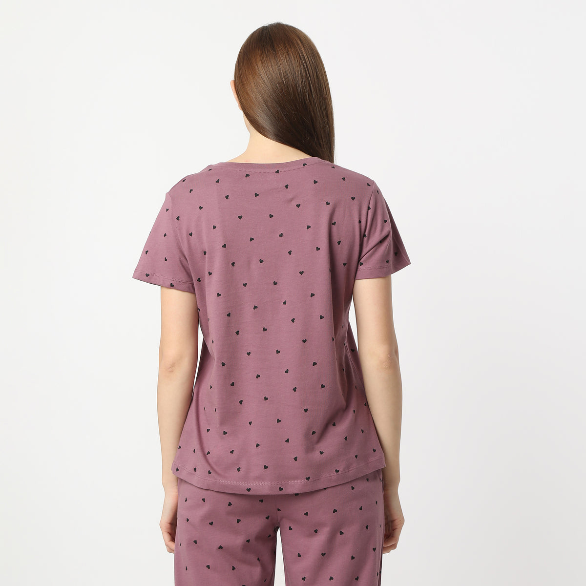 Regular Fit Printed Round Neck Regular Length T-Shirt