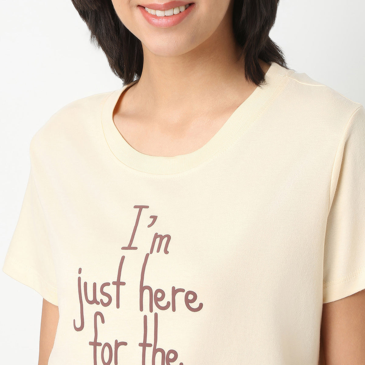 Regular Fit Printed Crew Neck T-Shirt