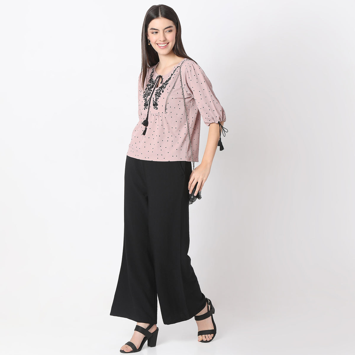 Regular Fit Printed Top