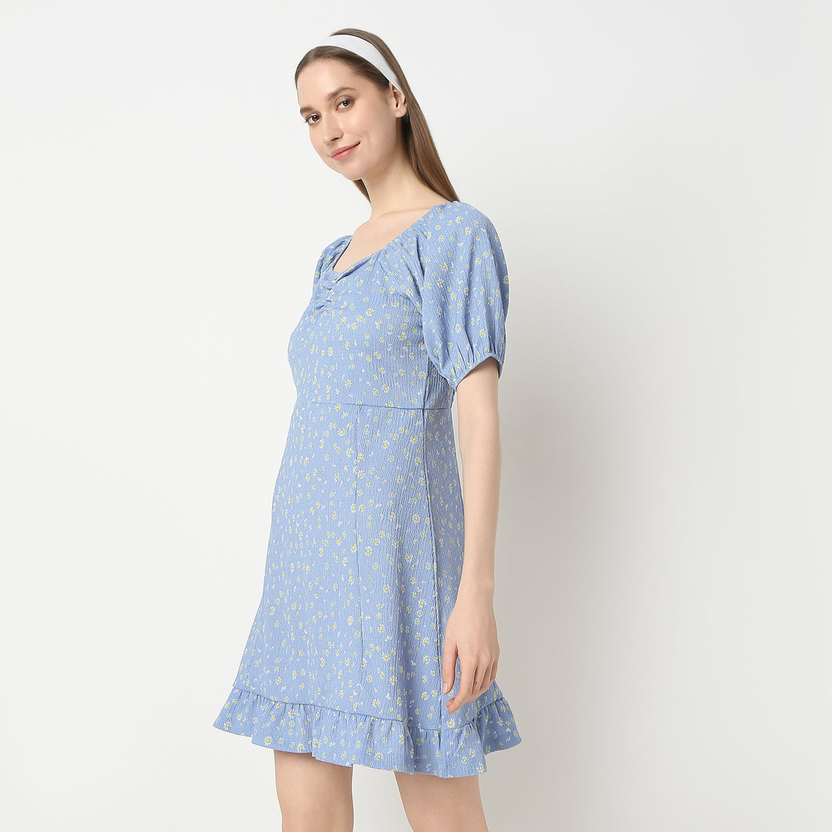 Flare Fit Printed Dress