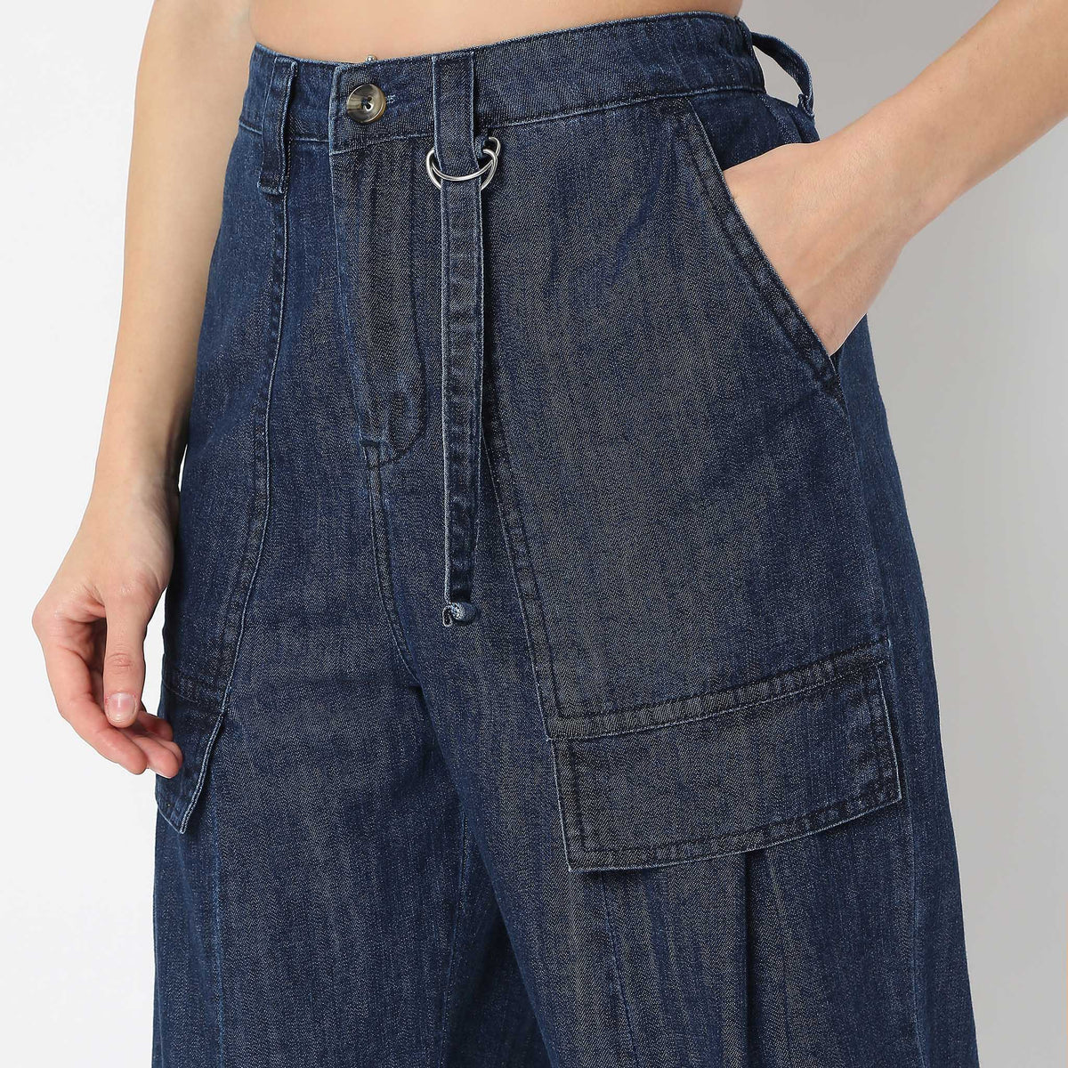 Solid Full-Length Jogger Fit Pants