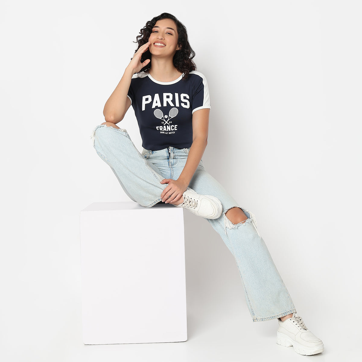 Betty T-Shirt with Front Graphic Print