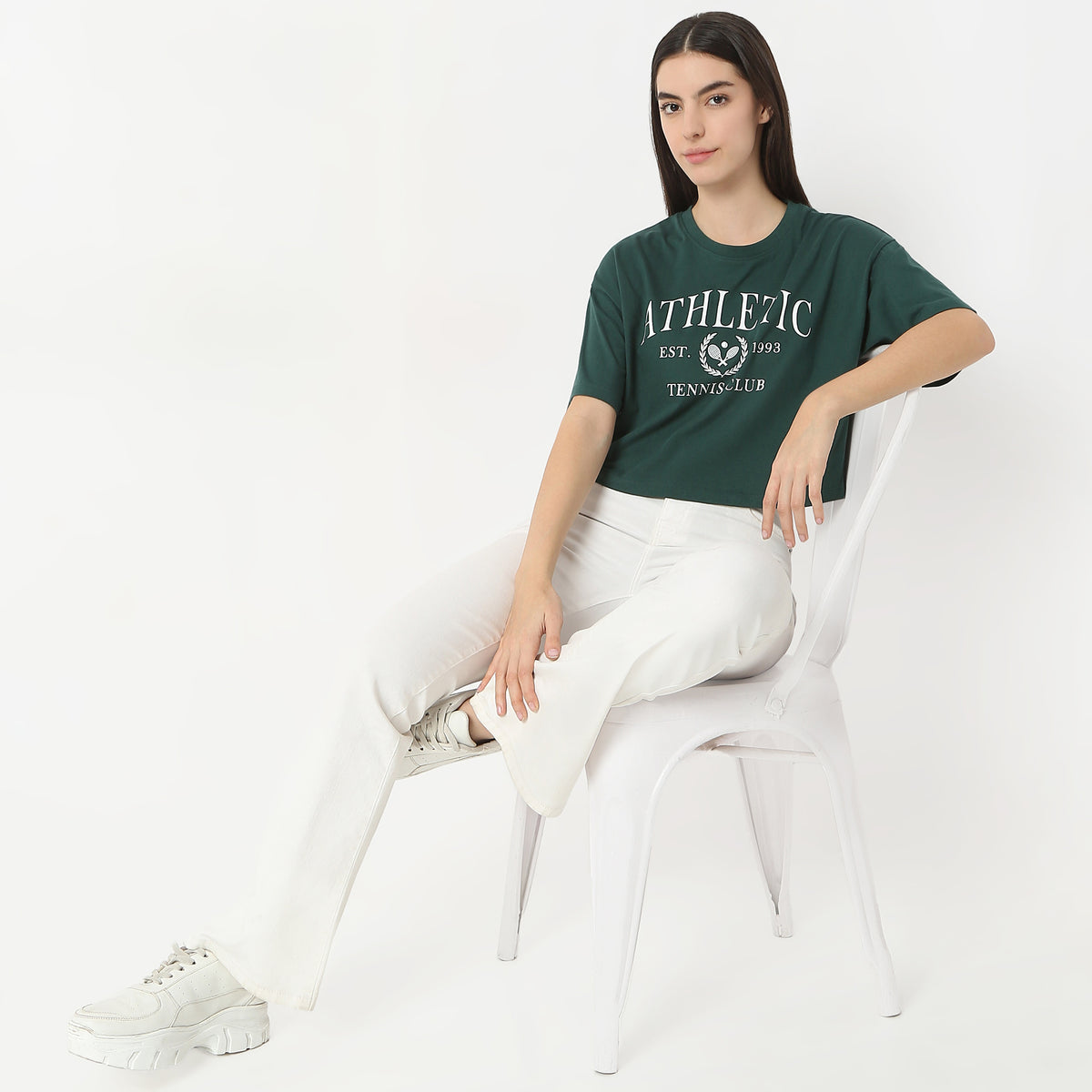 Boxy Fit Printed T-Shirt