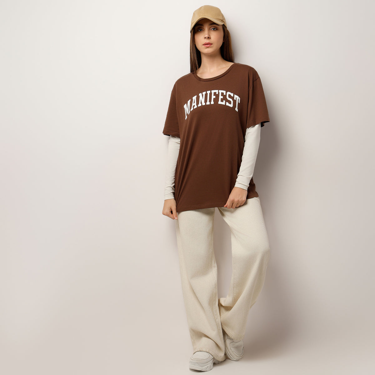 Oversize Graphic Round Neck T-Shirt