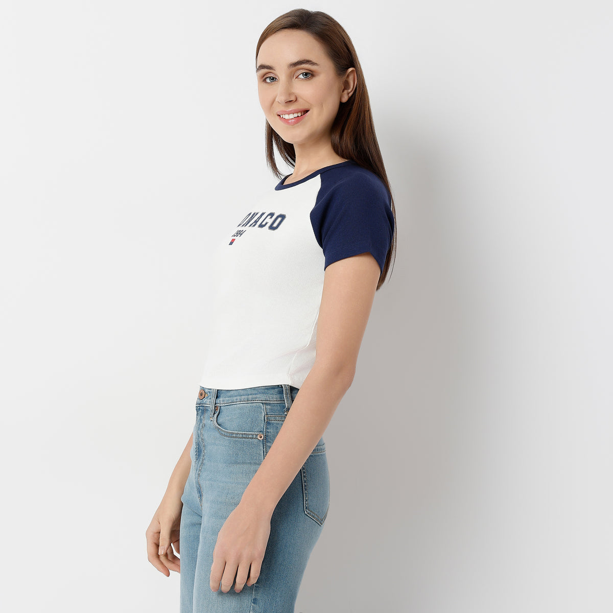 Regular Fit Graphic Round Neck T-Shirt