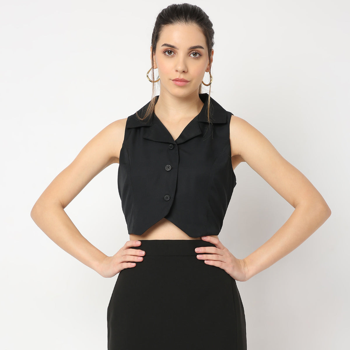 Slim Fit Solid Shirt