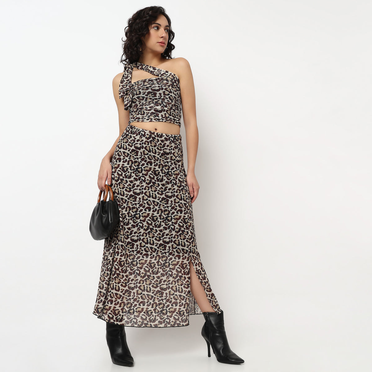 Buy Women Slim Fit Animal Print Sleeveless Top  - Style Union