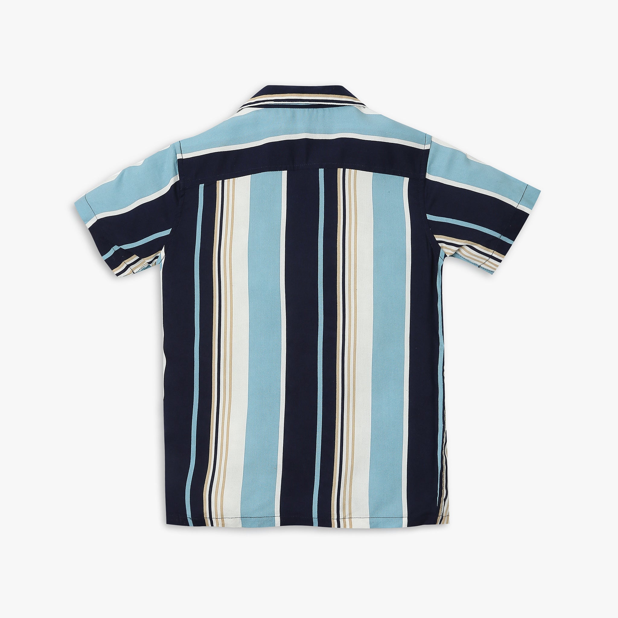 Boy's Regular Fit Striped Shirt