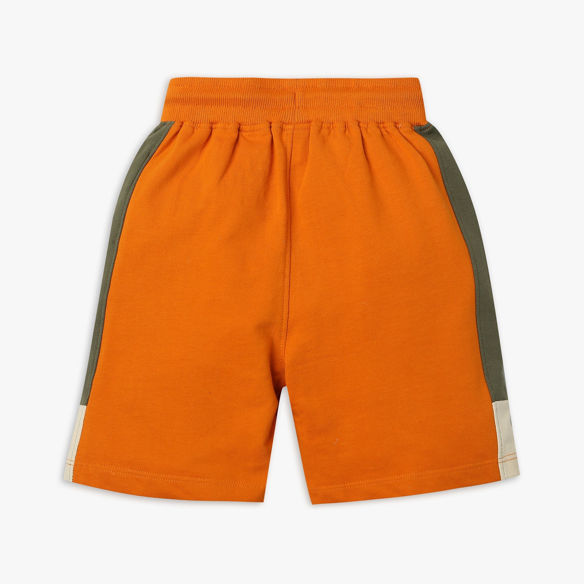 Boy's Regular Fit Solid Mid Rise Shorts