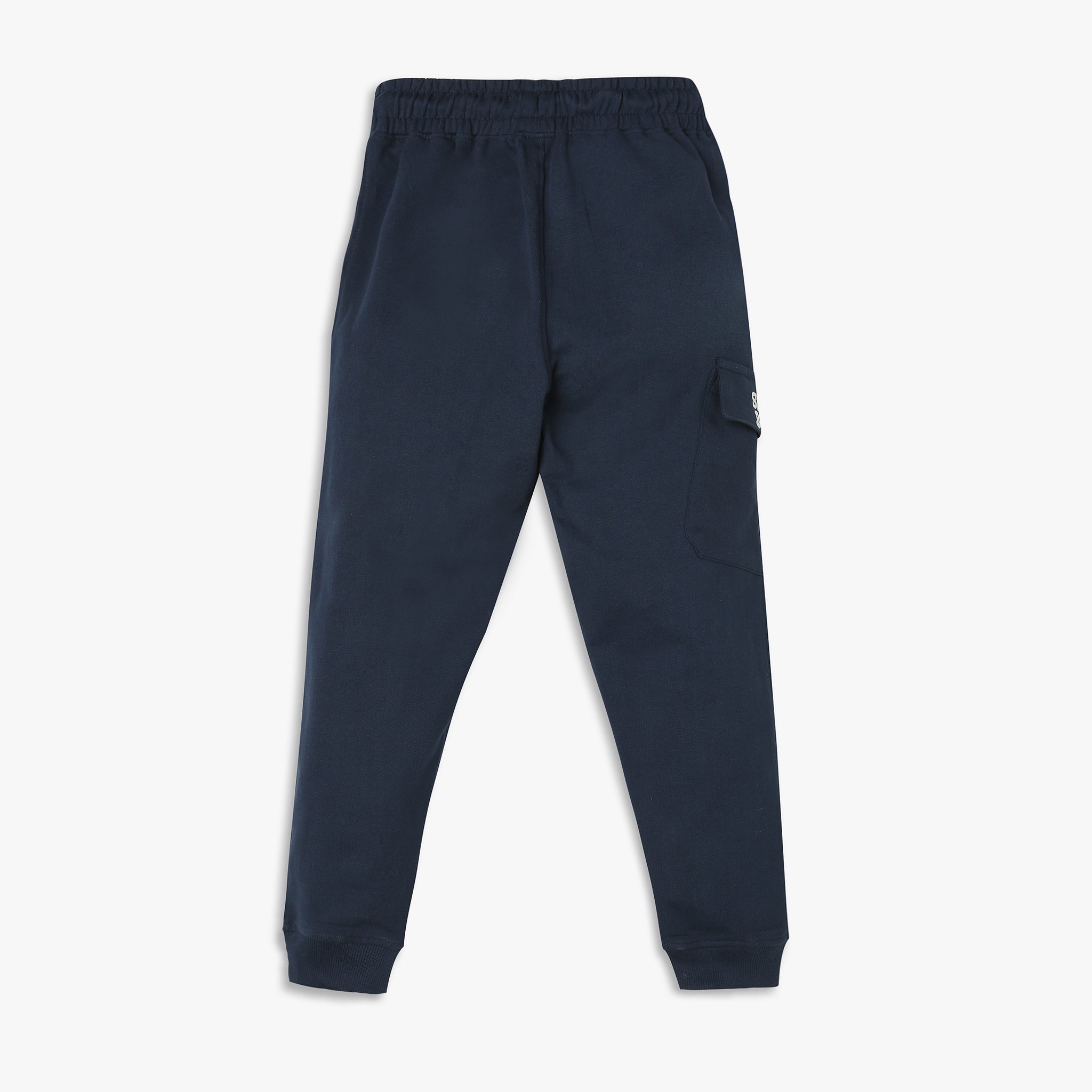 Boys Regular Fit Cut and Sew Mid Rise Trackpants