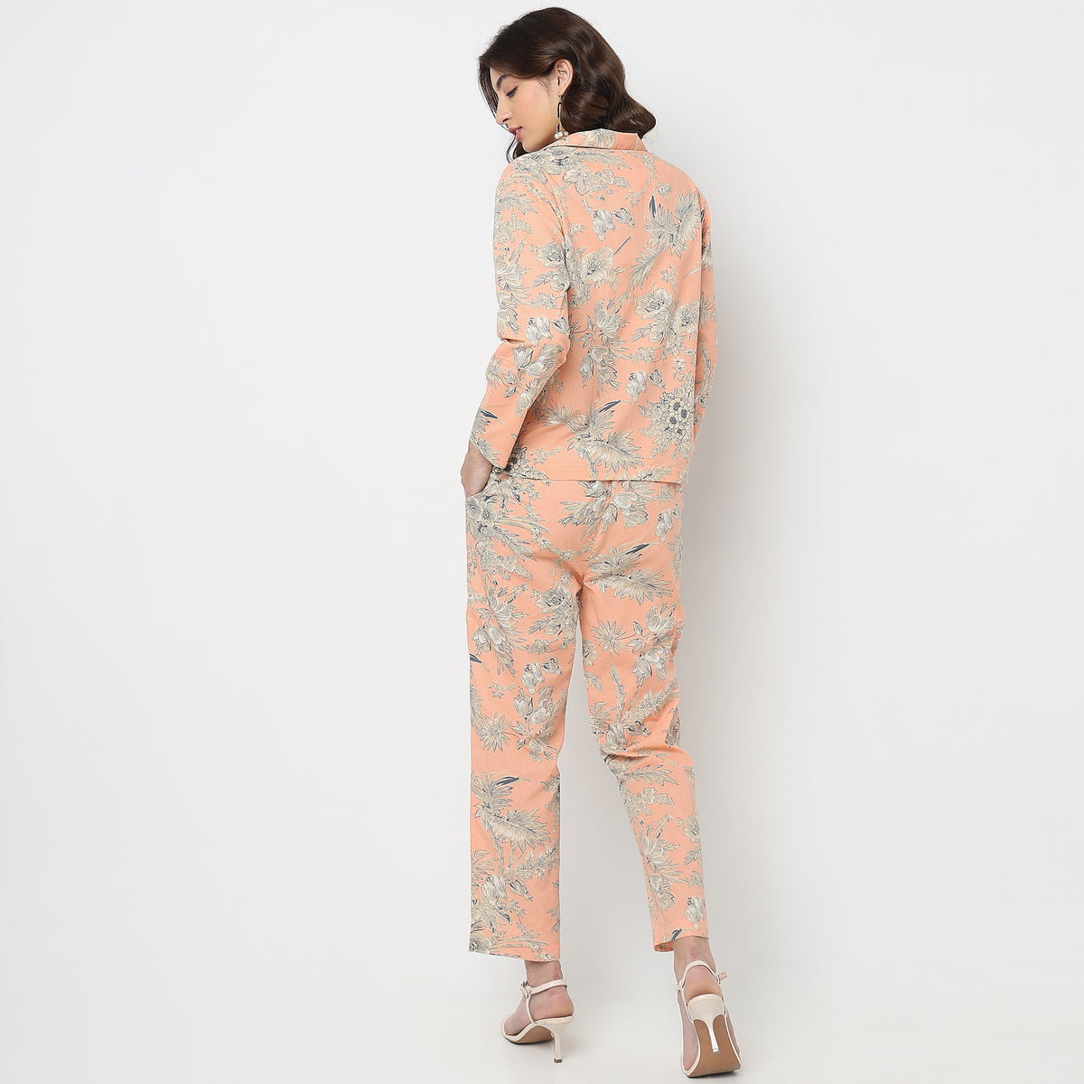 Straight Fit Floral Ethnic Sets