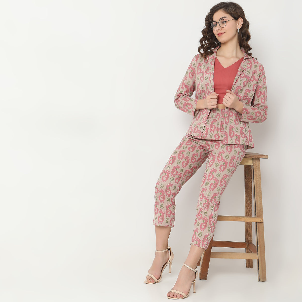 Straight Fit Printed Ethnic Sets